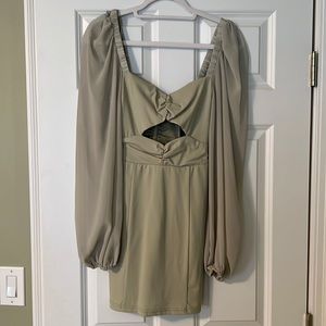 NWT light sage green formal mini dress,  brand  from Scarlet Grace boutiques